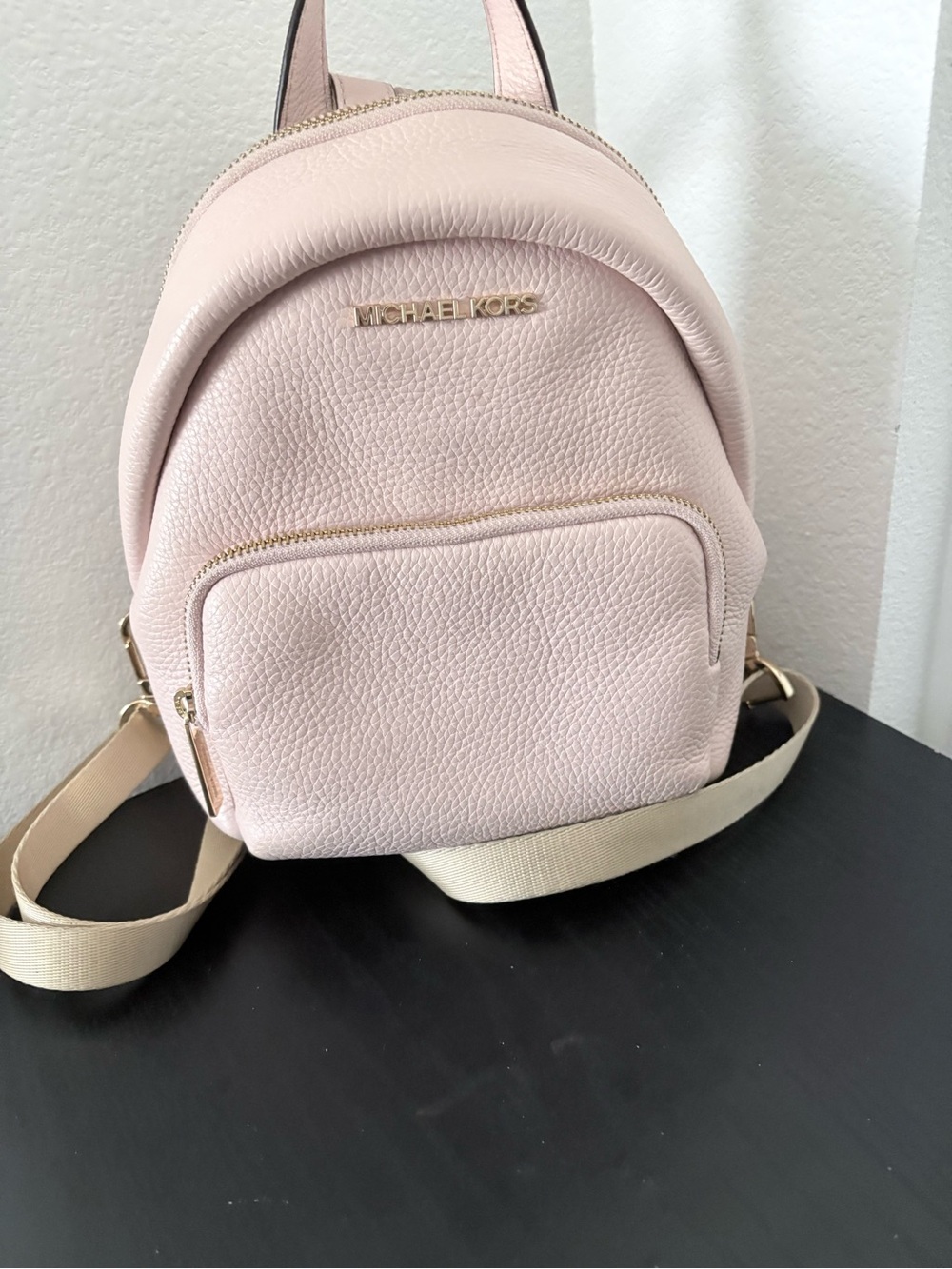 Michael Kors Erin Small Leather Backpack Pink